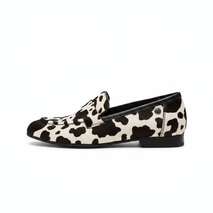 Sabine | Women's Animal Print Pointed Toe Loafers