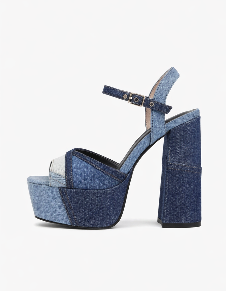 Selah | Women's Colorblock Strap Platform Sandals