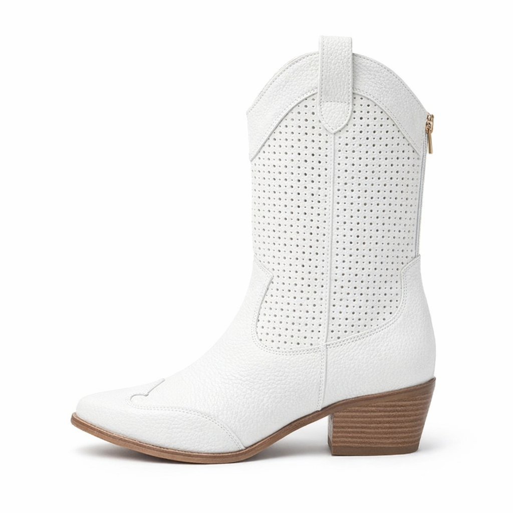Taren | Women's Block Heel Side Zip Ankle Boots