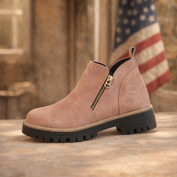 Thalyanna | Women's Comfort Lace-Up Wide Ankle Boots