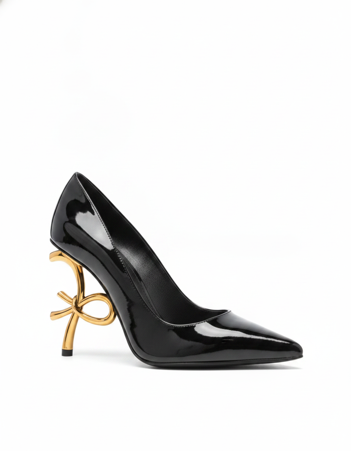 Vienna | Women's Metal Knot Block Heels